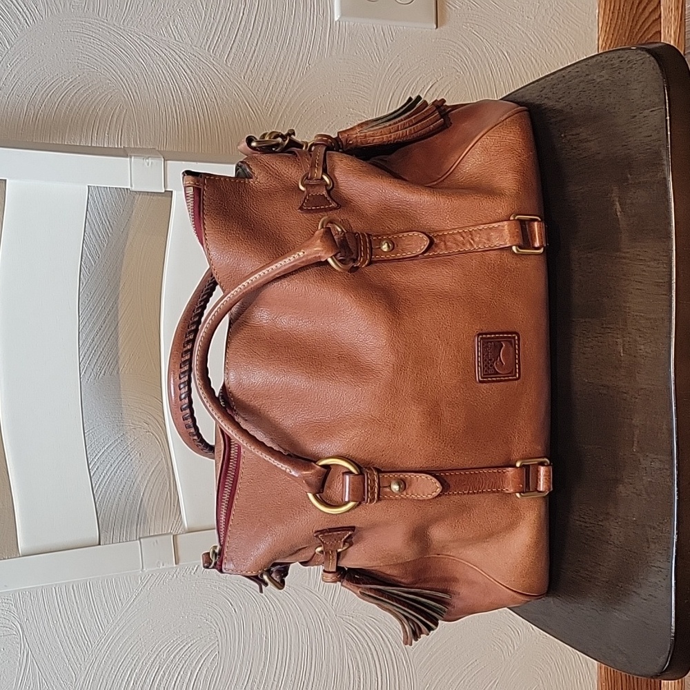 Dooney & Bourke Florentine large leather satchel.